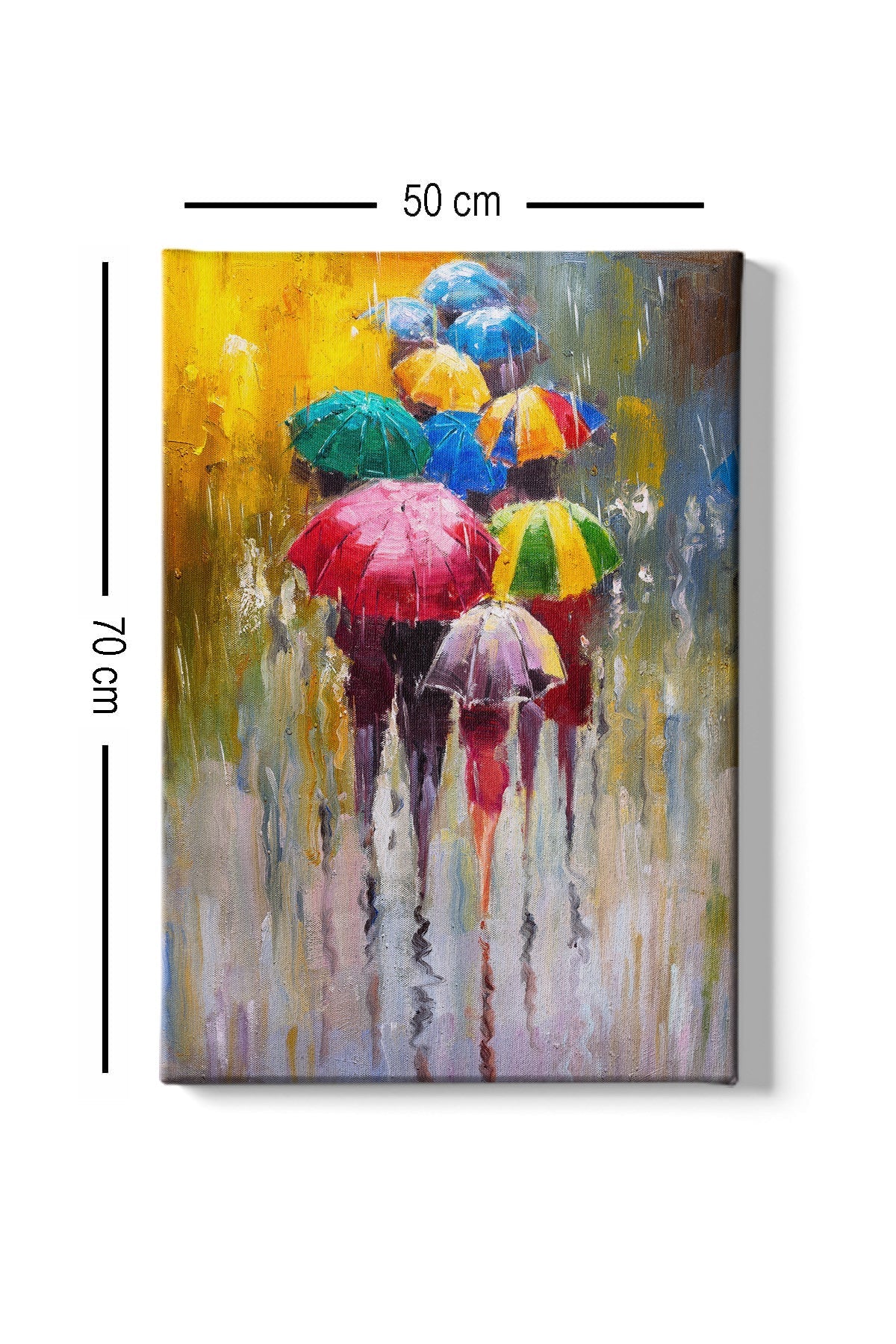 Tablou decorativ pe pânză, Kanvas Tablo (50 x 70) - 248, Multicolor