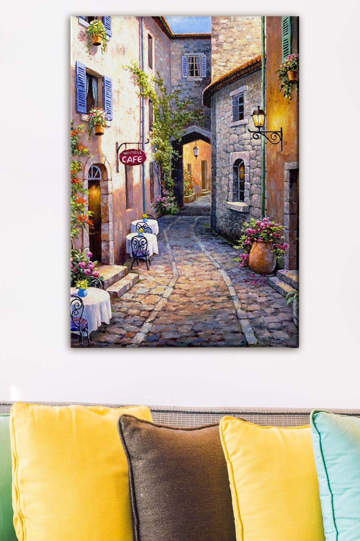 Tablou decorativ pe pânză, Kanvas Tablo (50 x 70) - 286, Multicolor
