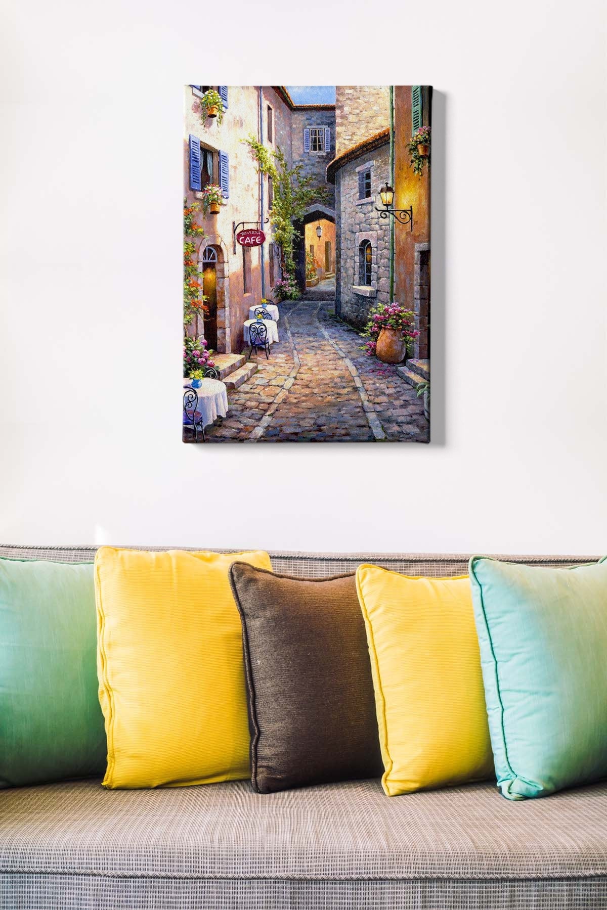 Tablou decorativ pe pânză, Kanvas Tablo (50 x 70) - 286, Multicolor