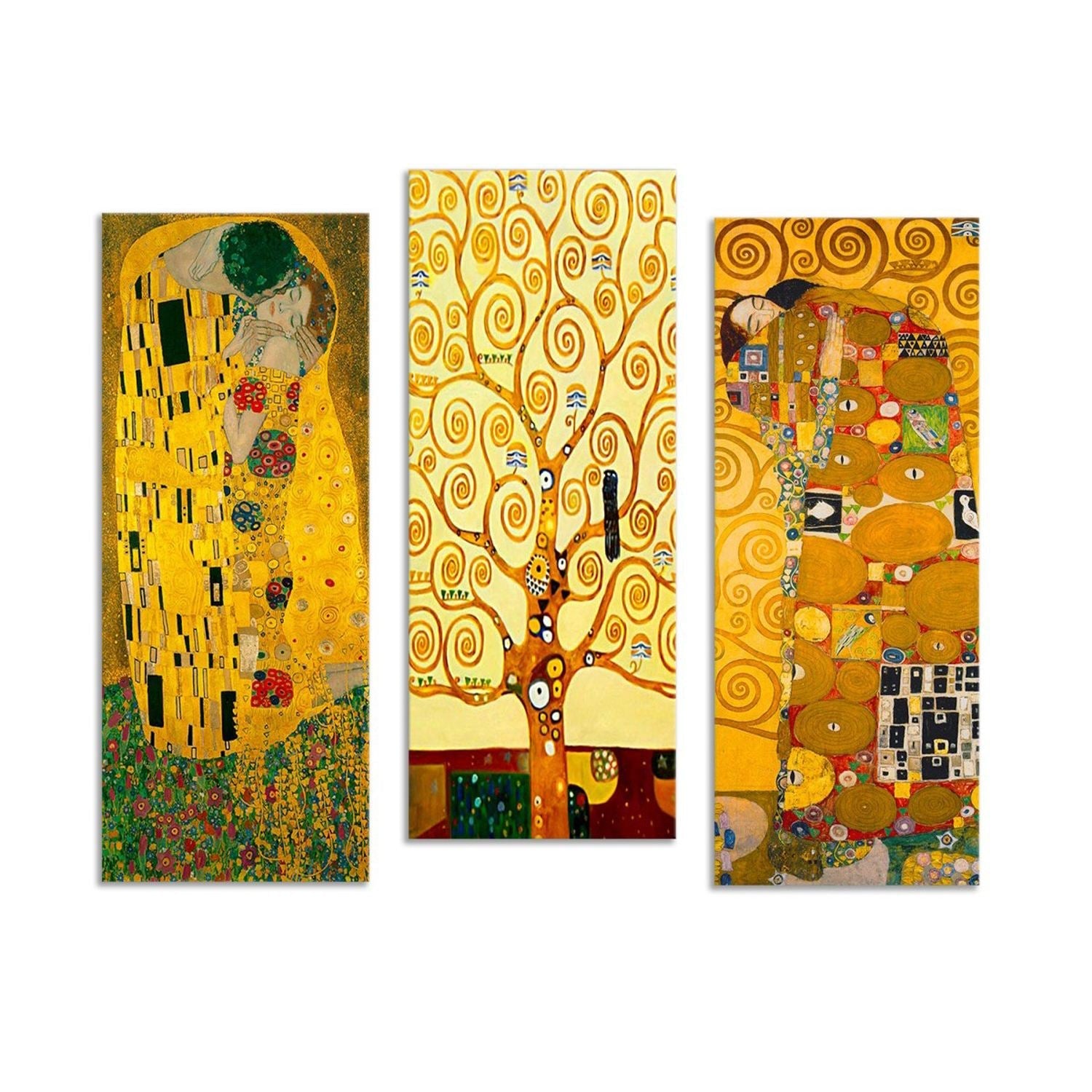 Tablou decorativ MDF (3 piese), MDF0067, Multicolor