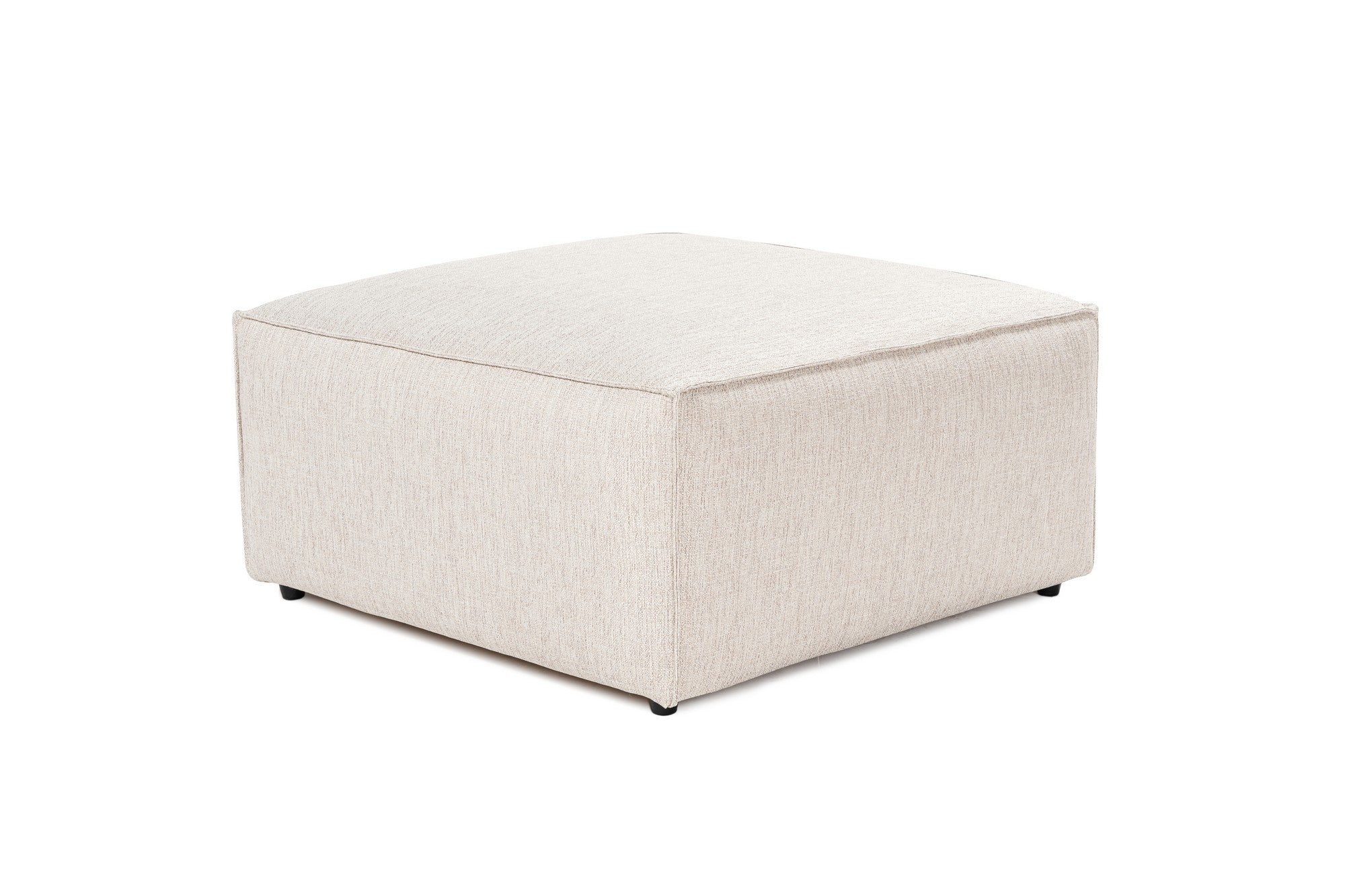 Puf, Lora Pouffe - Light Brown, Maro deschis