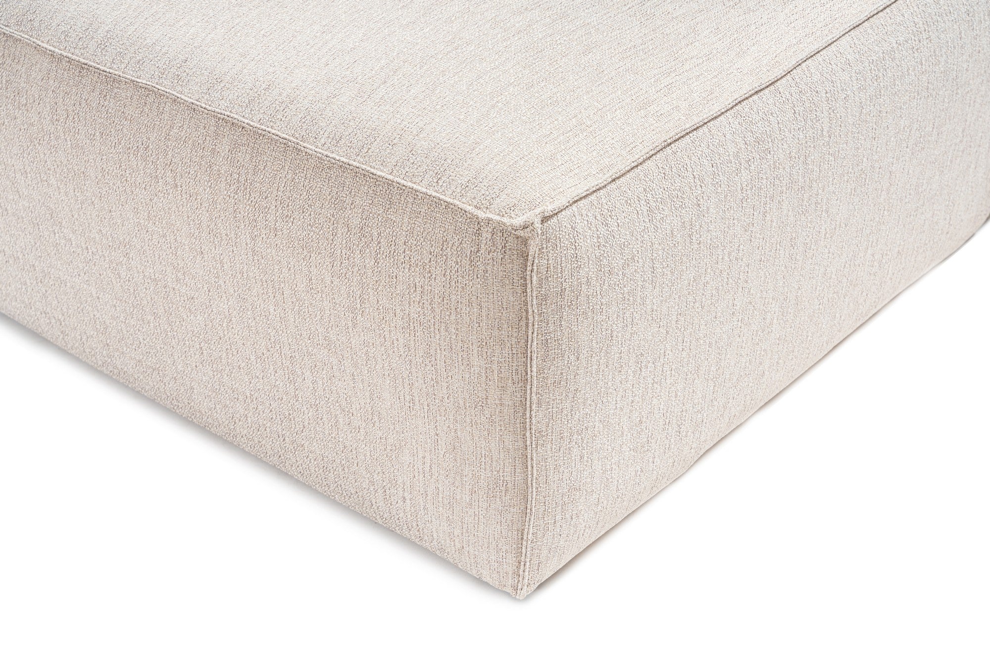 Puf, Lora Pouffe - Light Brown, Maro deschis