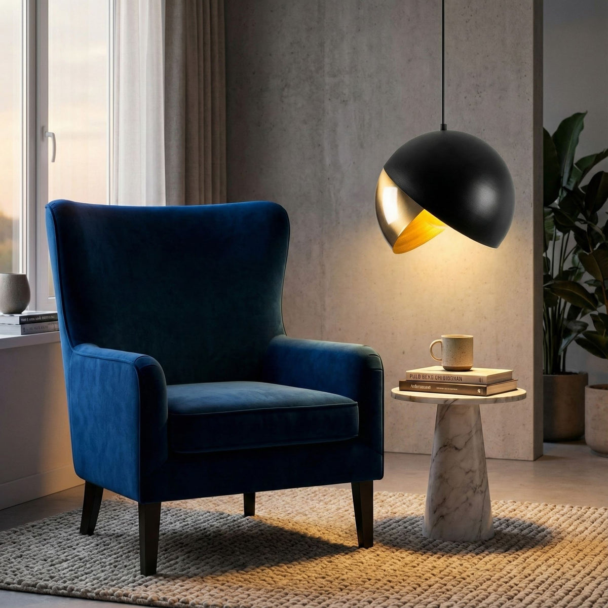 Candelabru, Pacman - 2633, Negru / Vintage