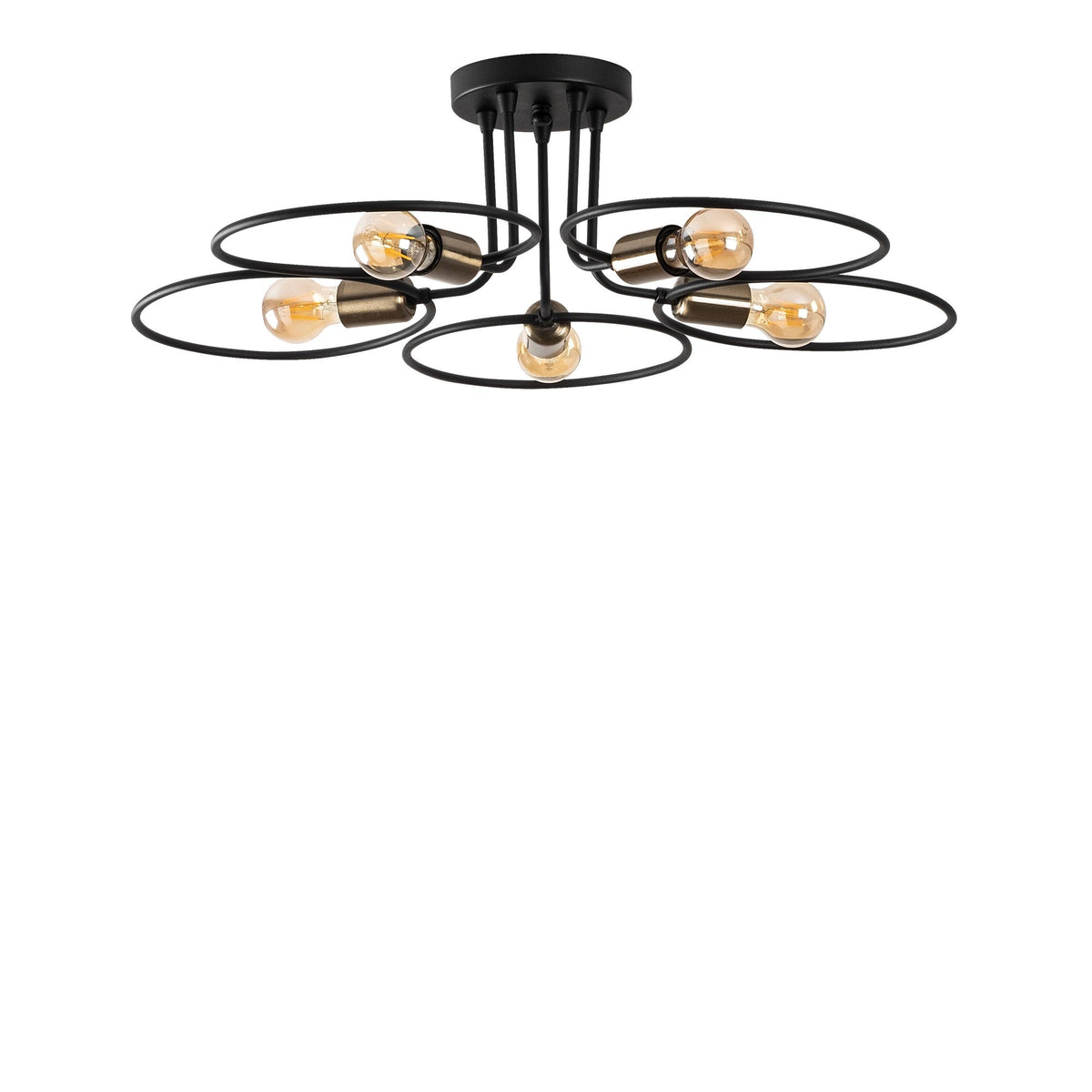 Candelabru, Circle - 1346, Negru
