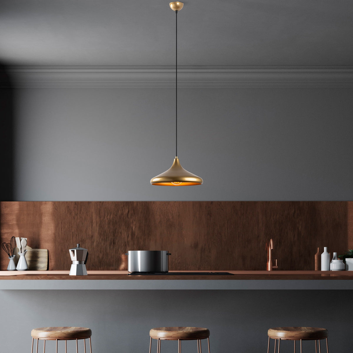 Candelabru, Eysan - 210, Auriu