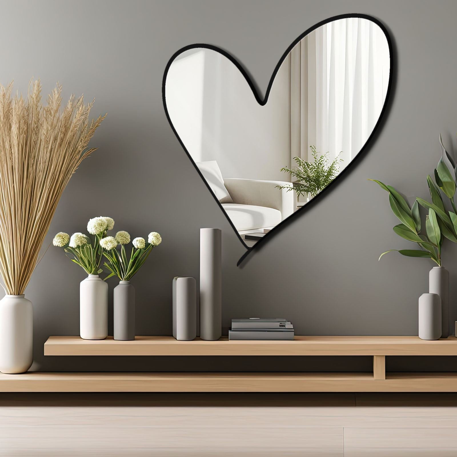 Oglindă decorativă, Ozgl517 - Silver, Argintiu
