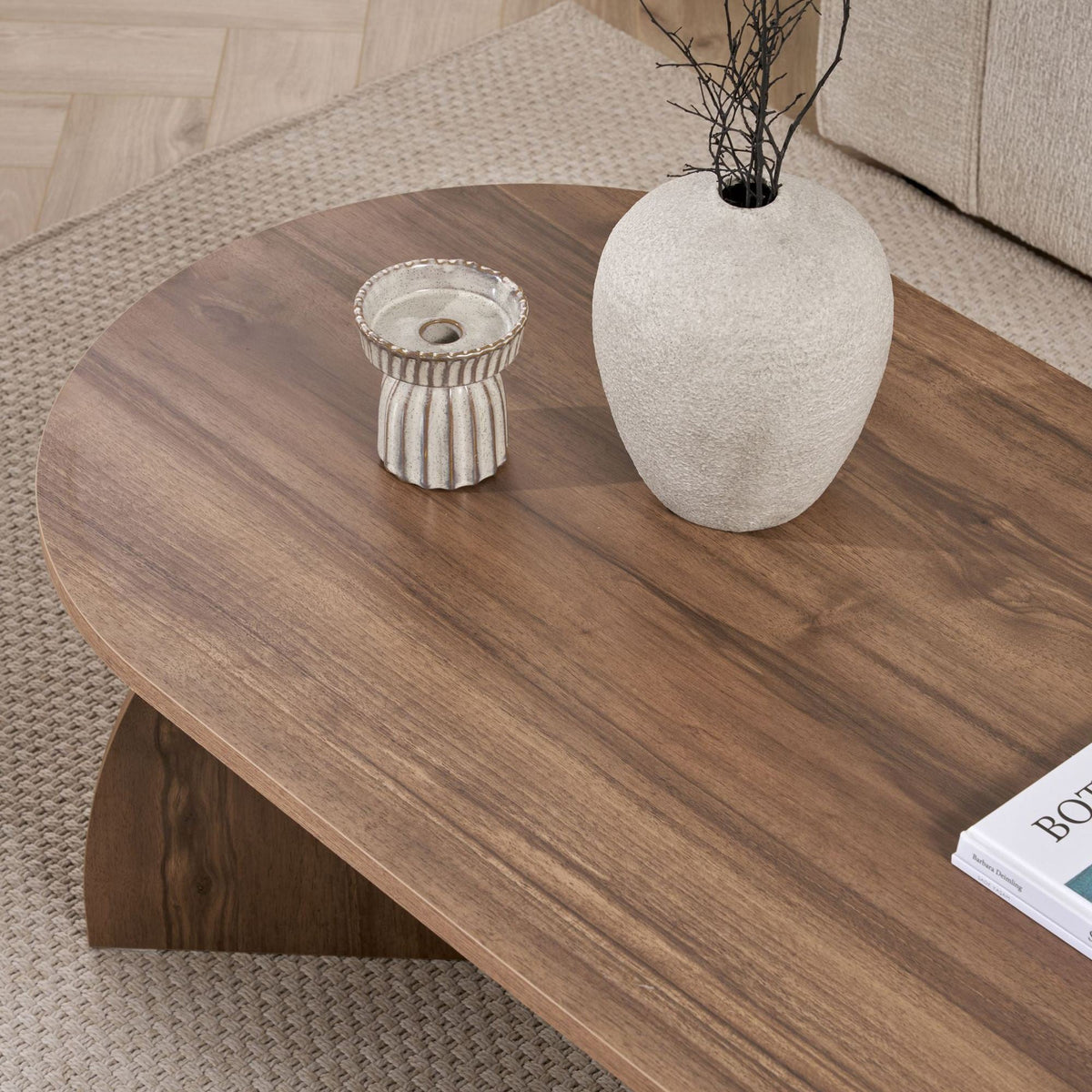 Măsuță de cafea, Melina - Venezia Walnut, Nuc Veneția