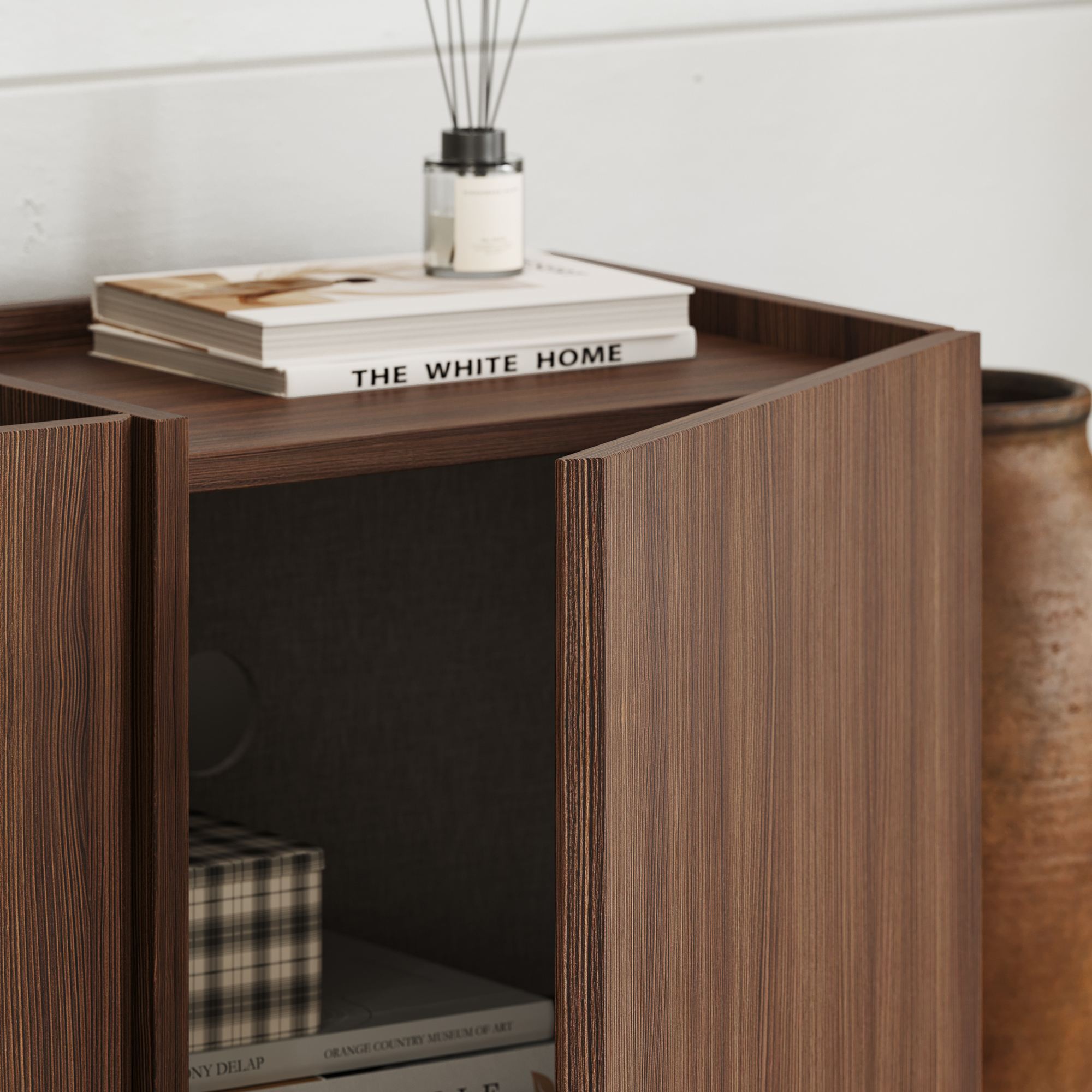 Comodă TV, Lowen - Milano Walnut, Nuc Milano