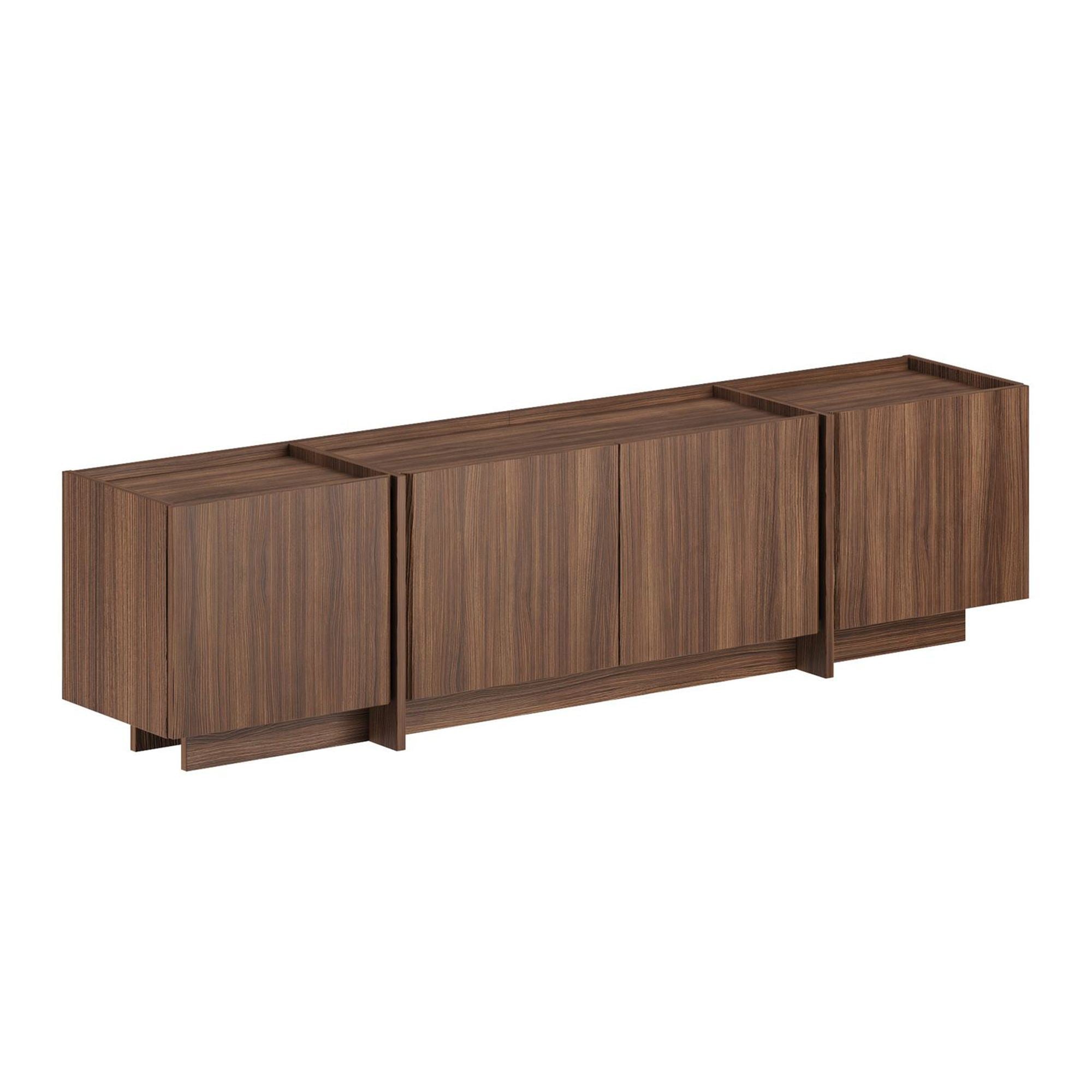Comodă TV, Lowen - Milano Walnut, Nuc Milano