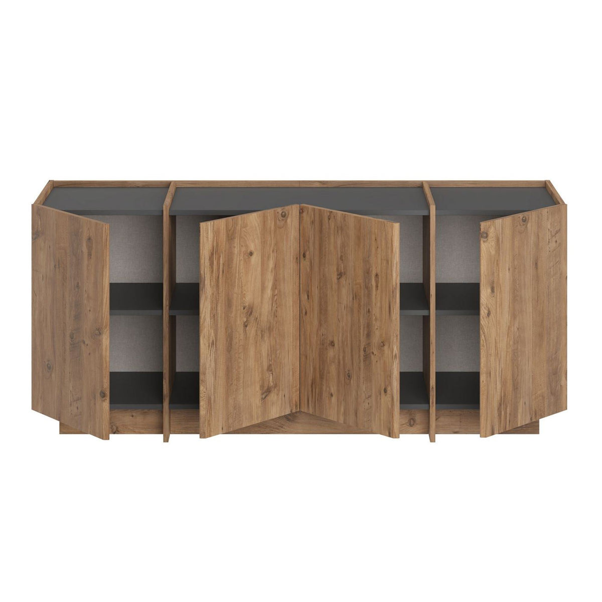 Consolă, Dorma - Atlantic Pine, Anthracite, Pin Atlantic / Antracit