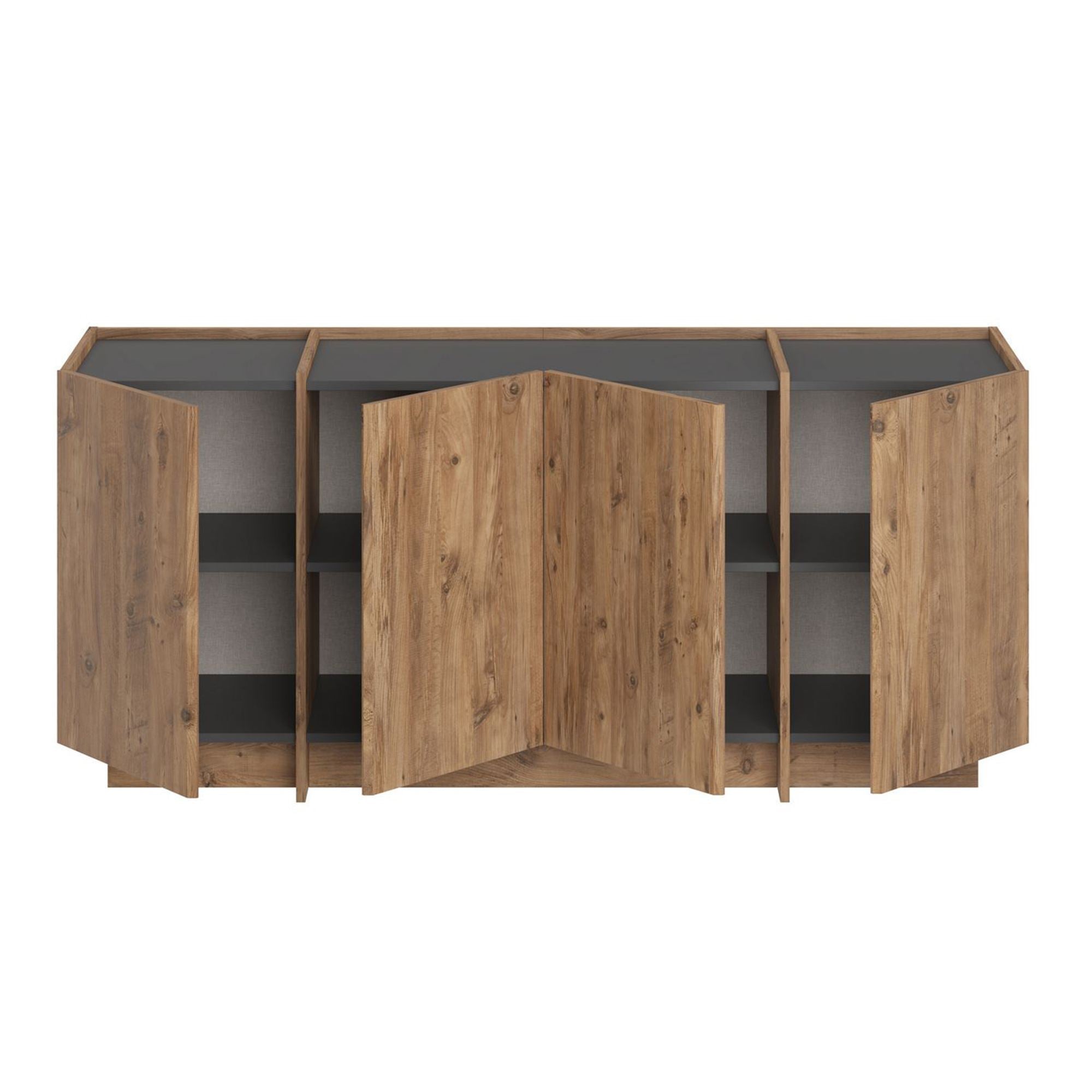Consolă, Dorma - Atlantic Pine, Anthracite, Pin Atlantic / Antracit