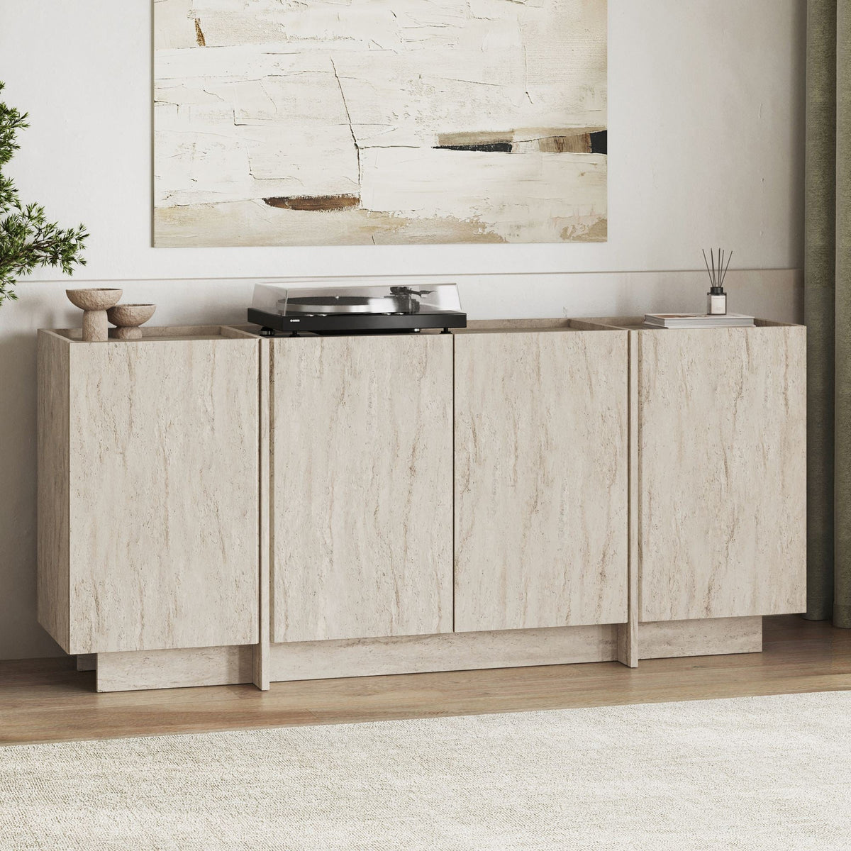Consolă, Dorma - Travertine, Travertin