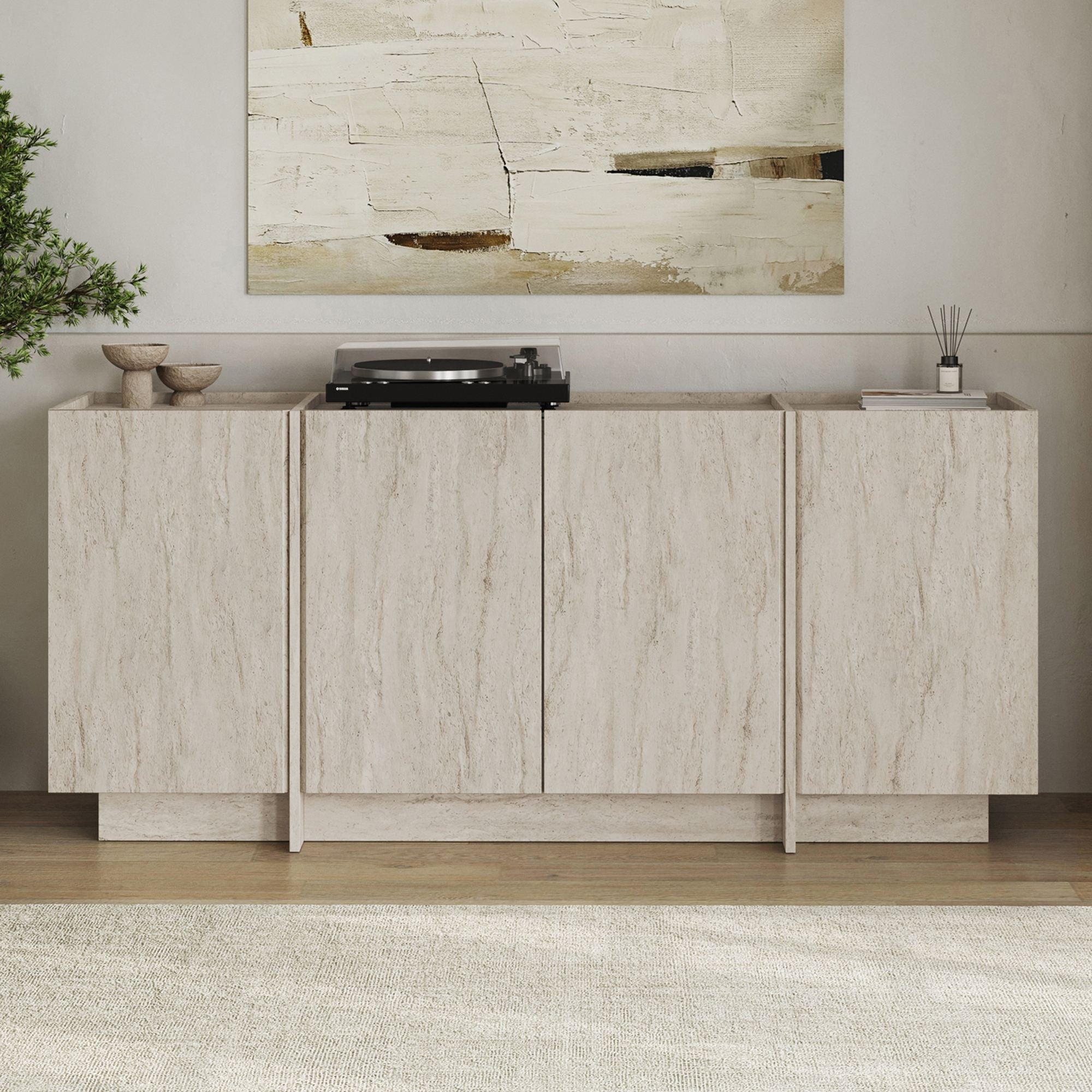 Consolă, Dorma - Travertine, Travertin