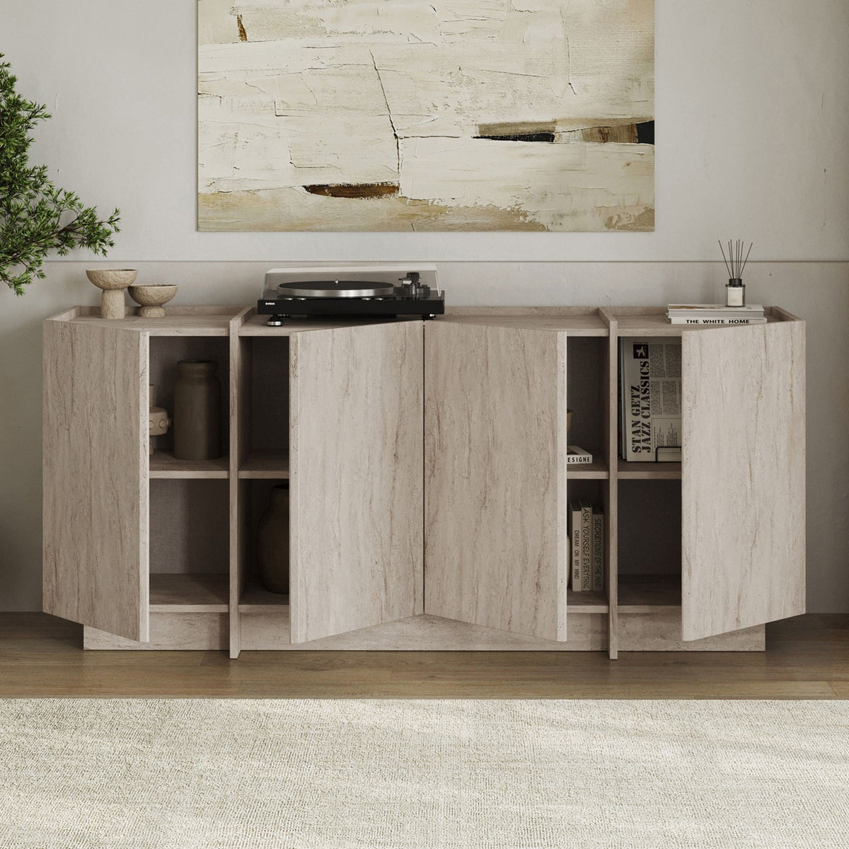 Consolă, Dorma - Travertine, Travertin