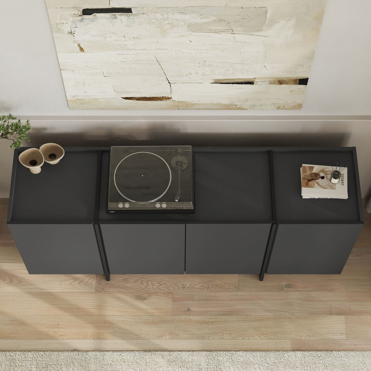 Consolă, Dorma - Anthracite, Black, Antracit / Negru