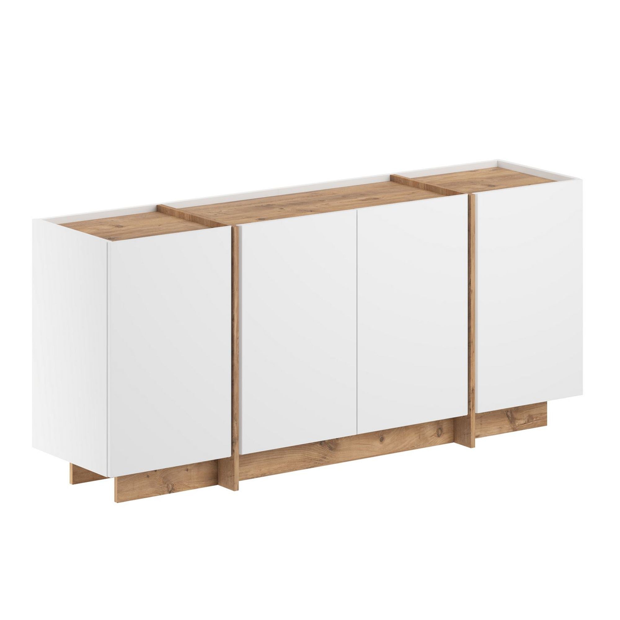 Consolă, Dorma - White, Atlantic Pine, Alb / Pin Atlantic