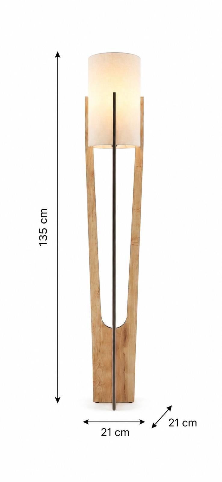 Lampadar, Minimalist - Oak, Stejar