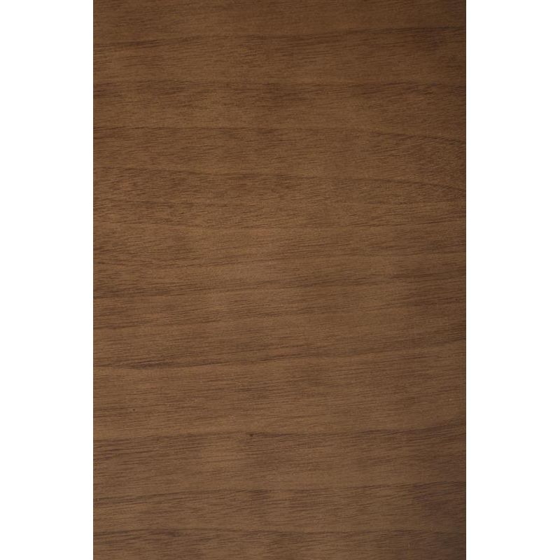 Scaun birou GAVIN, nuc/negru, piele ecologica, 60x65x90 cm