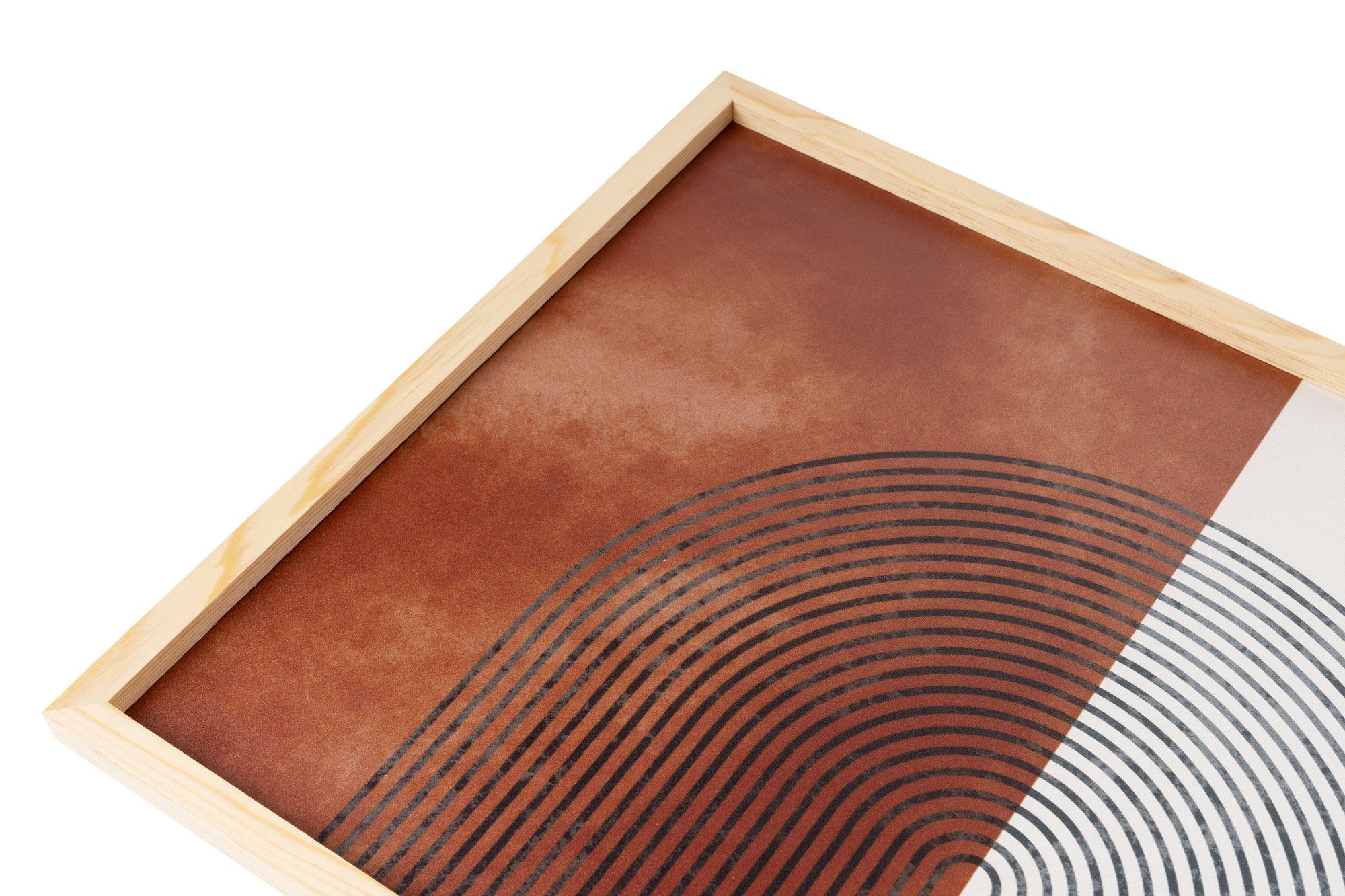 Tablou decorativ MDF cu ramă (3 piese), Huhu198 - 50 x 35, Multicolor