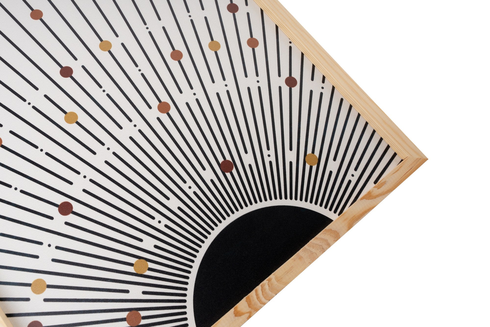 Tablou decorativ MDF cu ramă (3 piese), Huhu198 - 50 x 35, Multicolor
