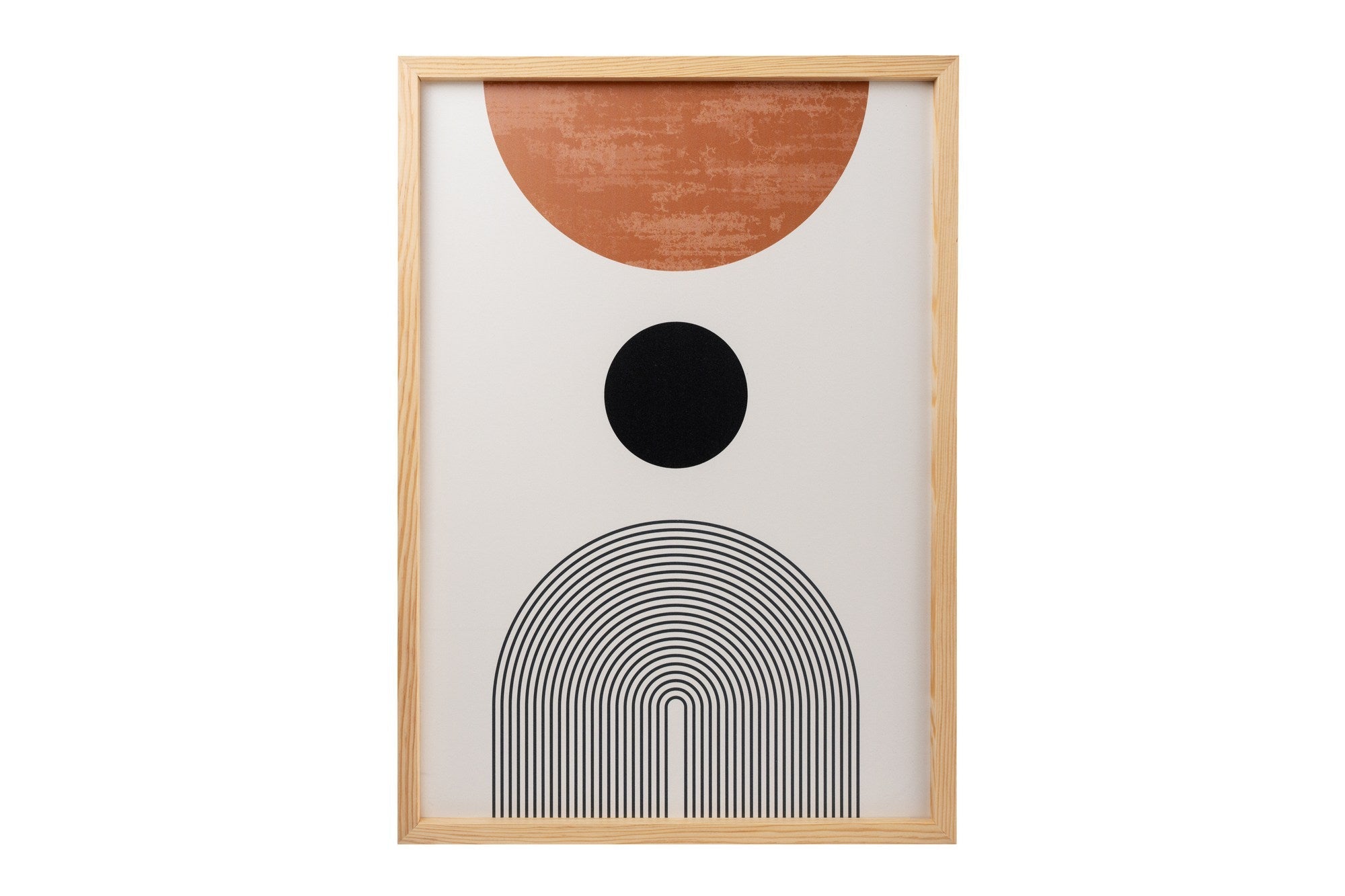 Tablou decorativ MDF cu ramă (3 piese), Huhu198 - 50 x 70, Multicolor