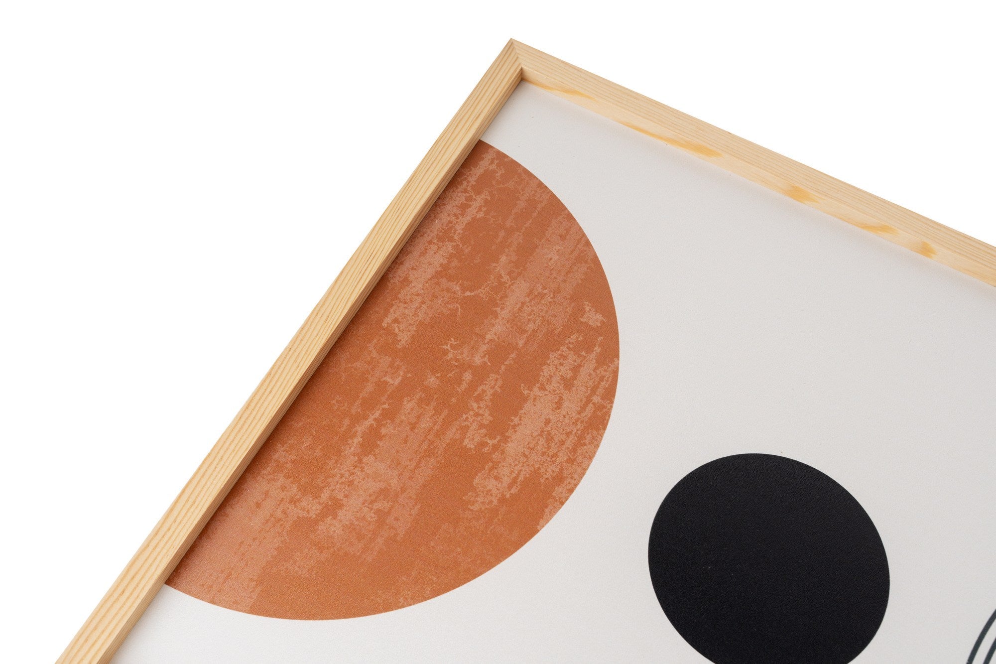 Tablou decorativ MDF cu ramă (3 piese), Huhu198 - 50 x 70, Multicolor
