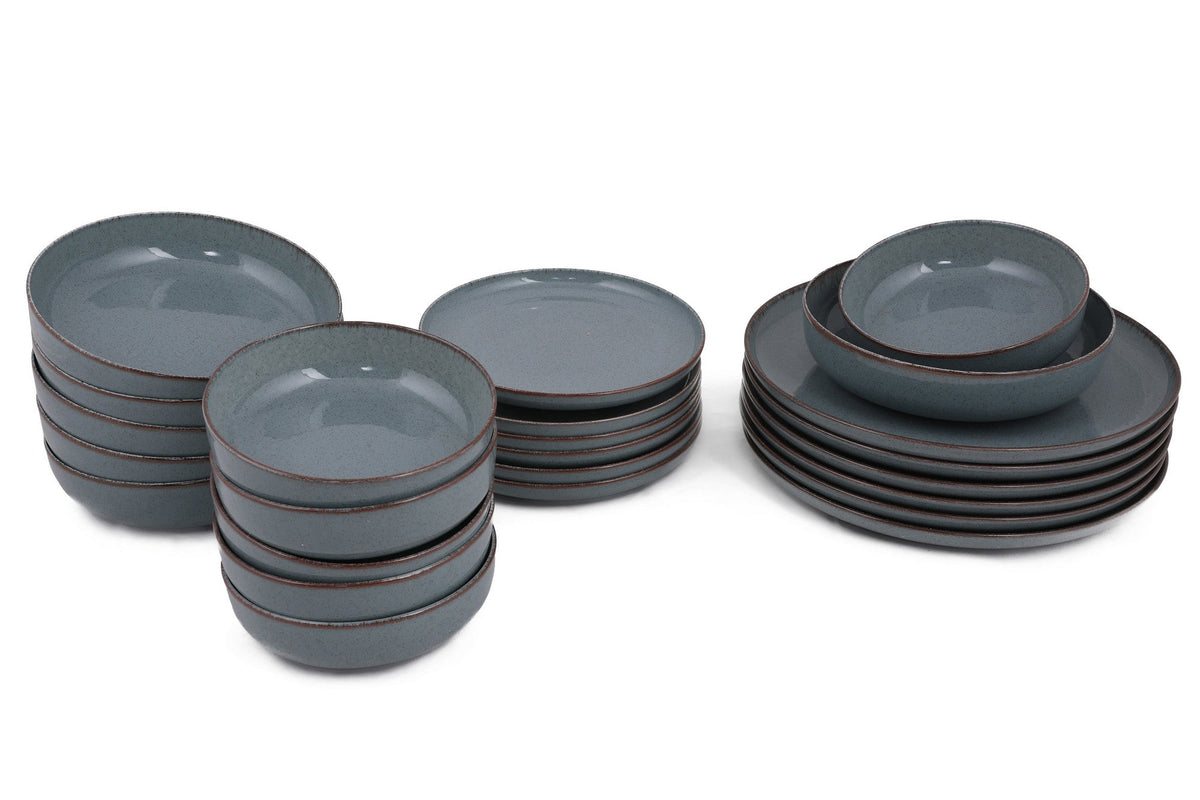 Set veselă (24 piese), MOD24Y2730P01 - Blue, Albastru