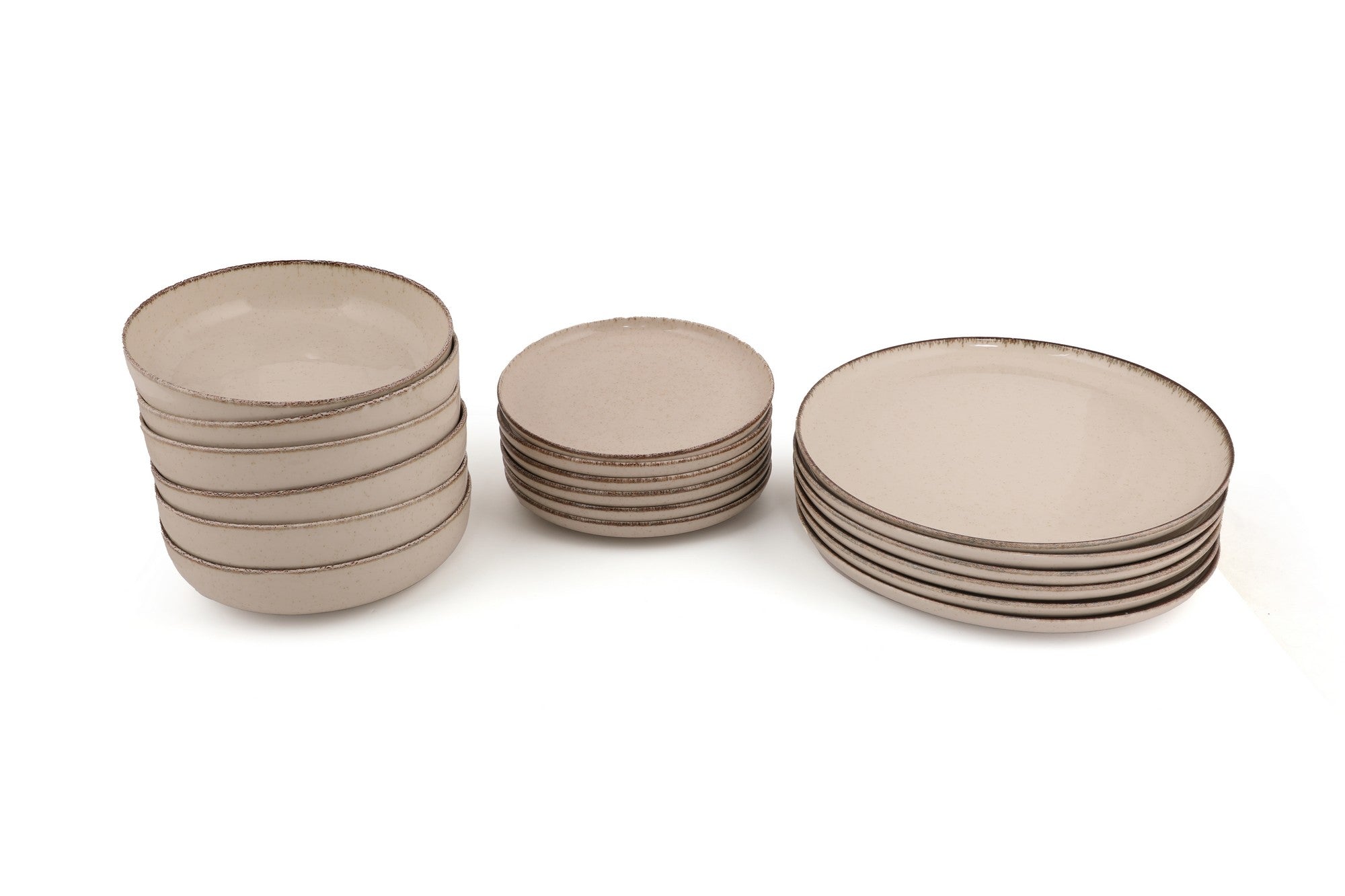 Set veselă (18 piese), MOD18Y2730P02 - Cinnamon, Scorțișoară