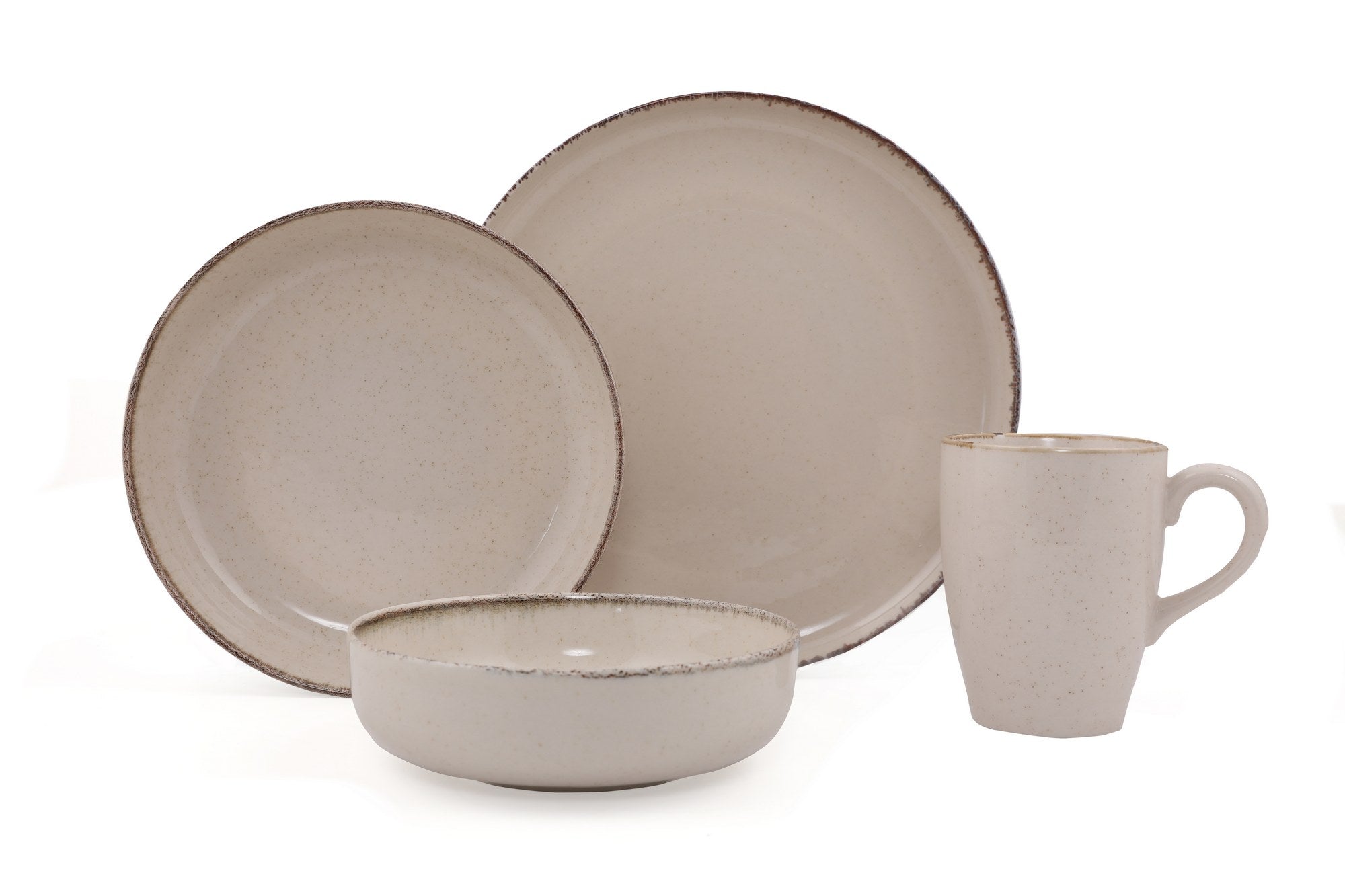 Set veselă (16 piese), MOD16Y2730P02, Scorțișoară