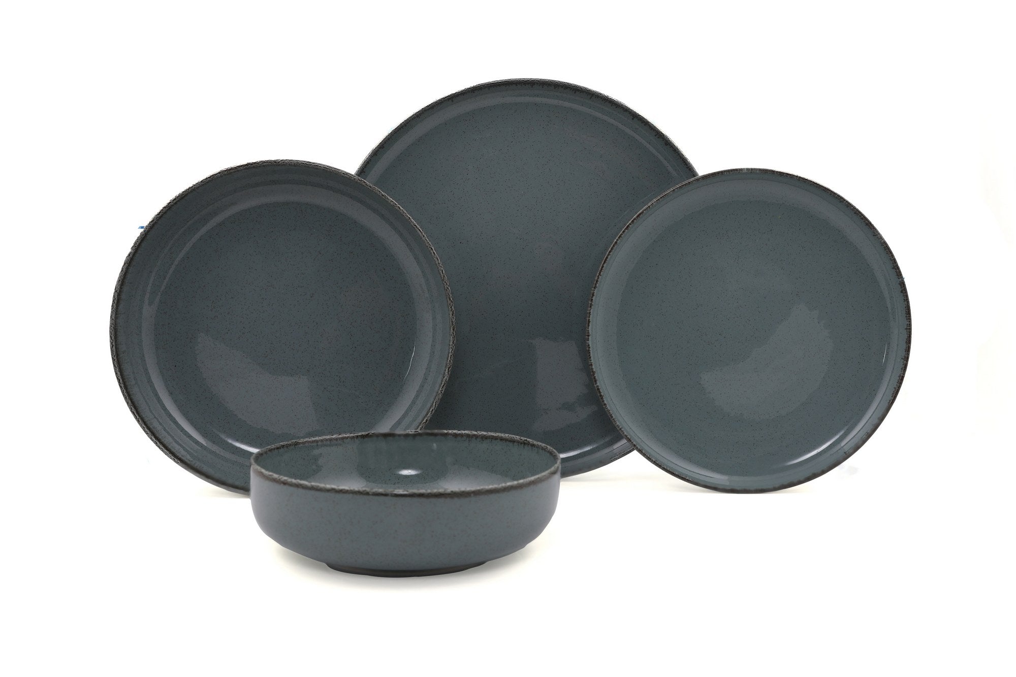 Set veselă (16 piese), MOD16YS730P01, Albastru