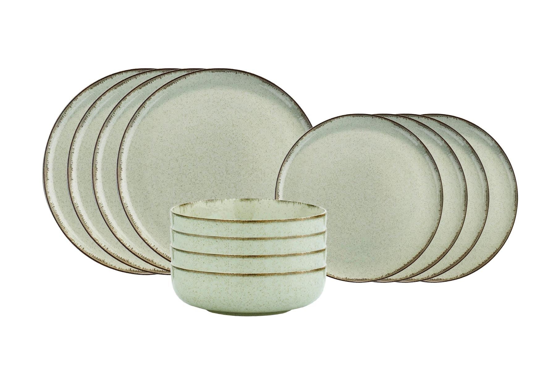 Set veselă (12 piese), MOD12Y1730P03, Verde