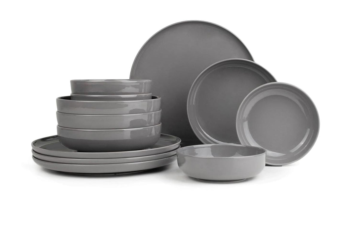 Set veselă (12 piese), MOD12Y1A740800, Antracit