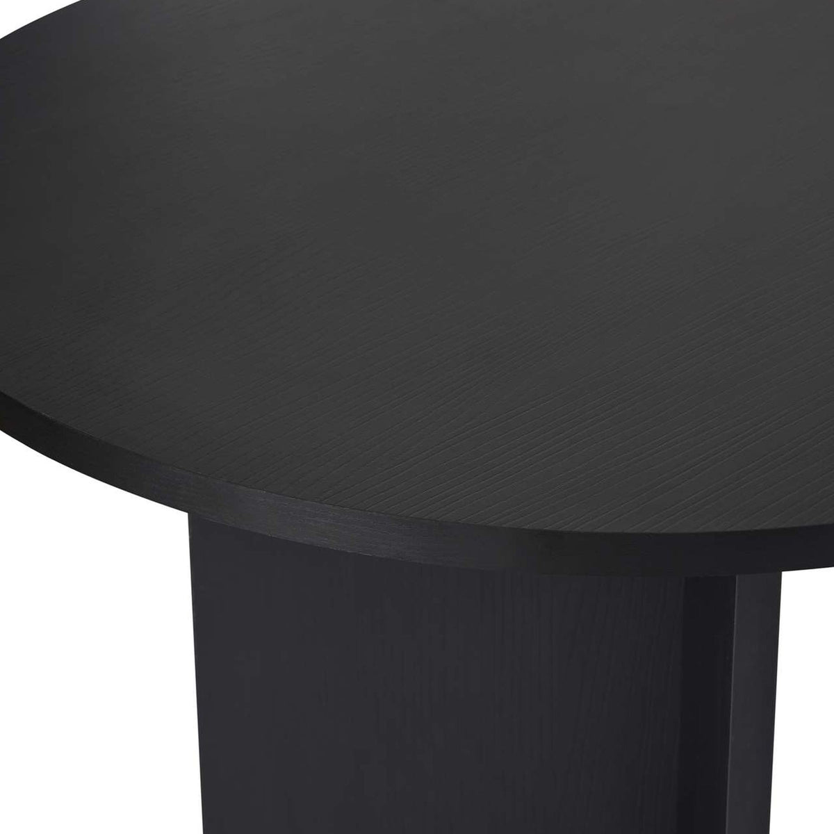 Masă dining, Sabella - Wood Black, Lemn Negru