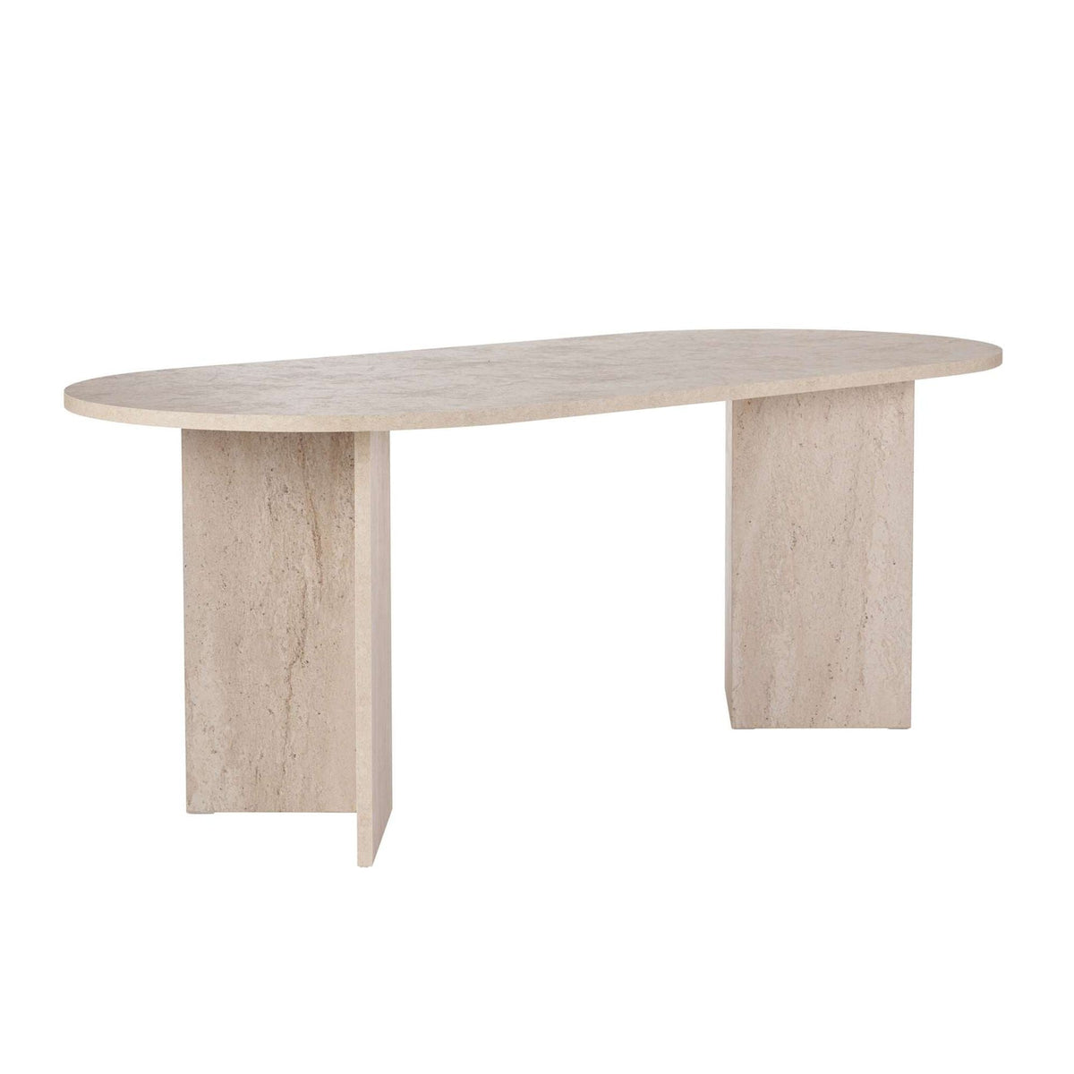 Masă dining, Sabella - Travertine, Travertin