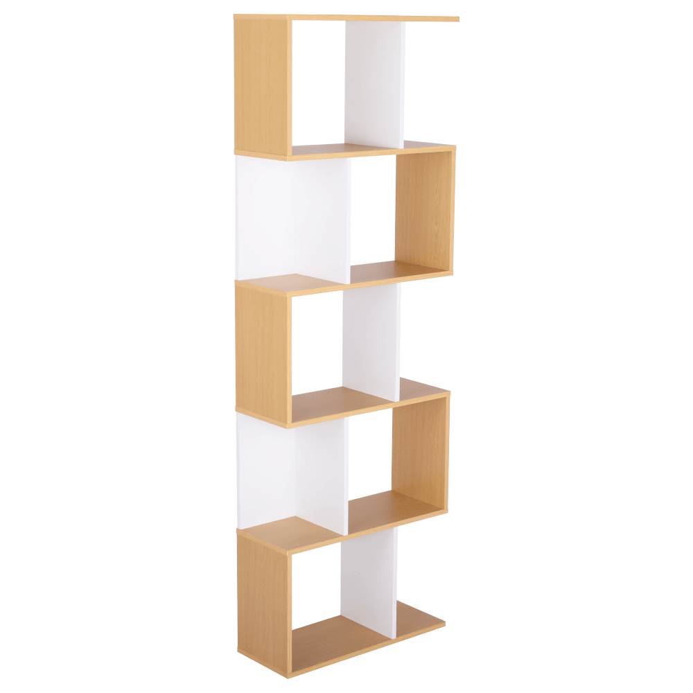 Biblioteca ERDEM NEW TYP 4, pin/alb, DTD laminat, 60x24x180 cm