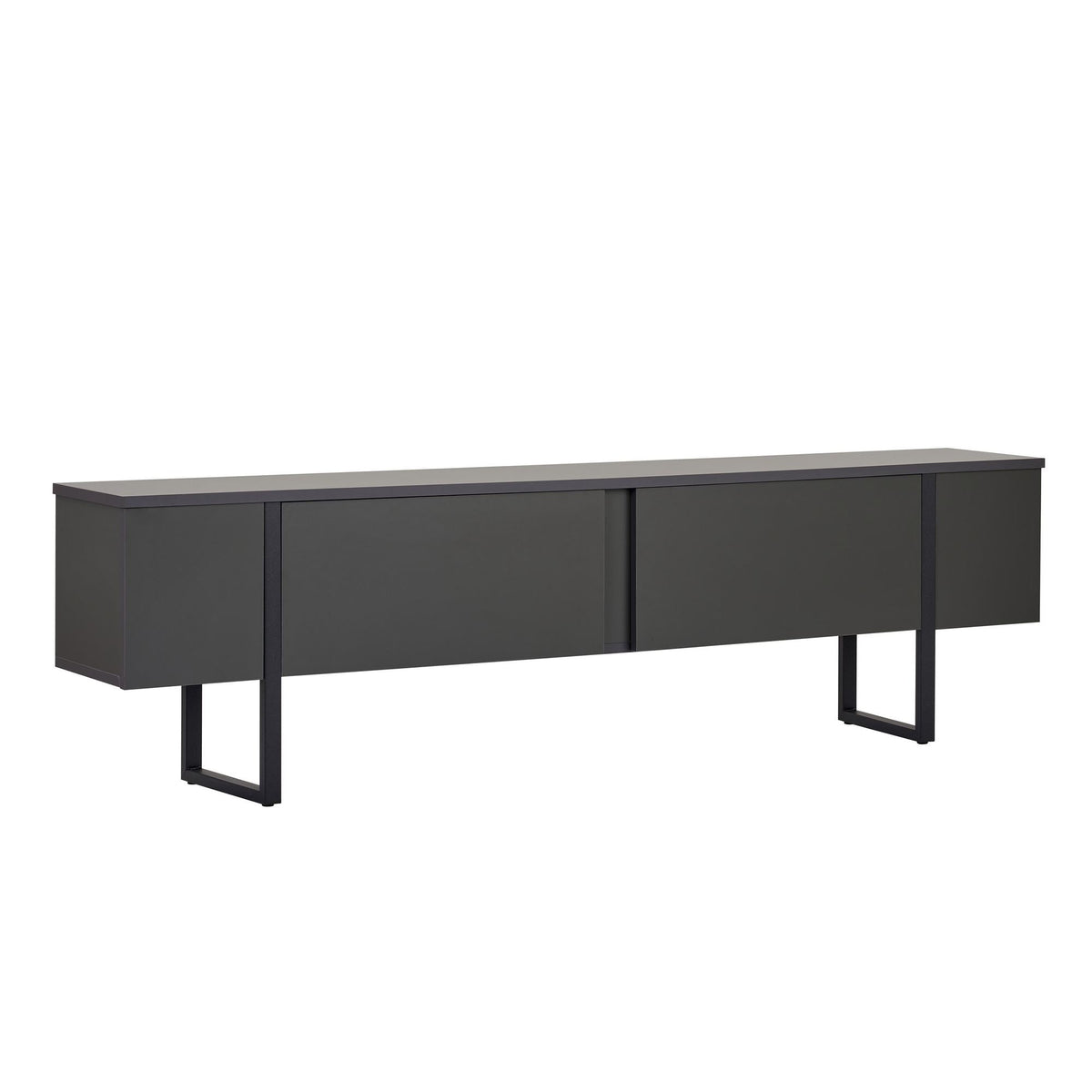 Comodă TV, Onera - Anthracite, Black, Antracit / Negru