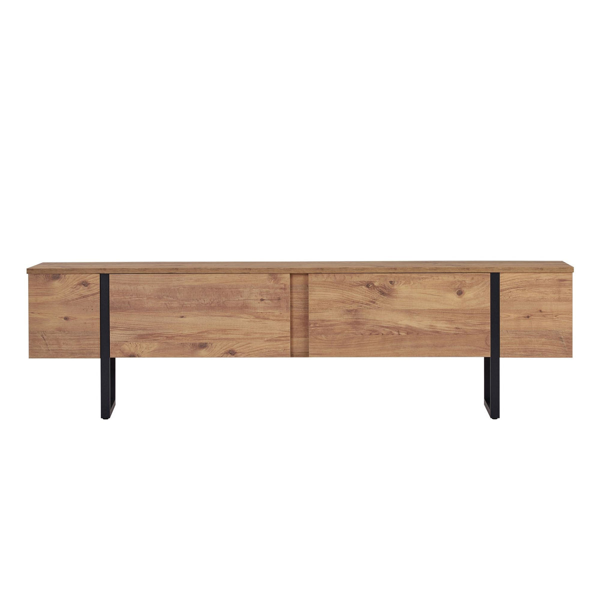 Comodă TV, Onera - Atlantic Pine, Black, Pin Atlantic / Negru