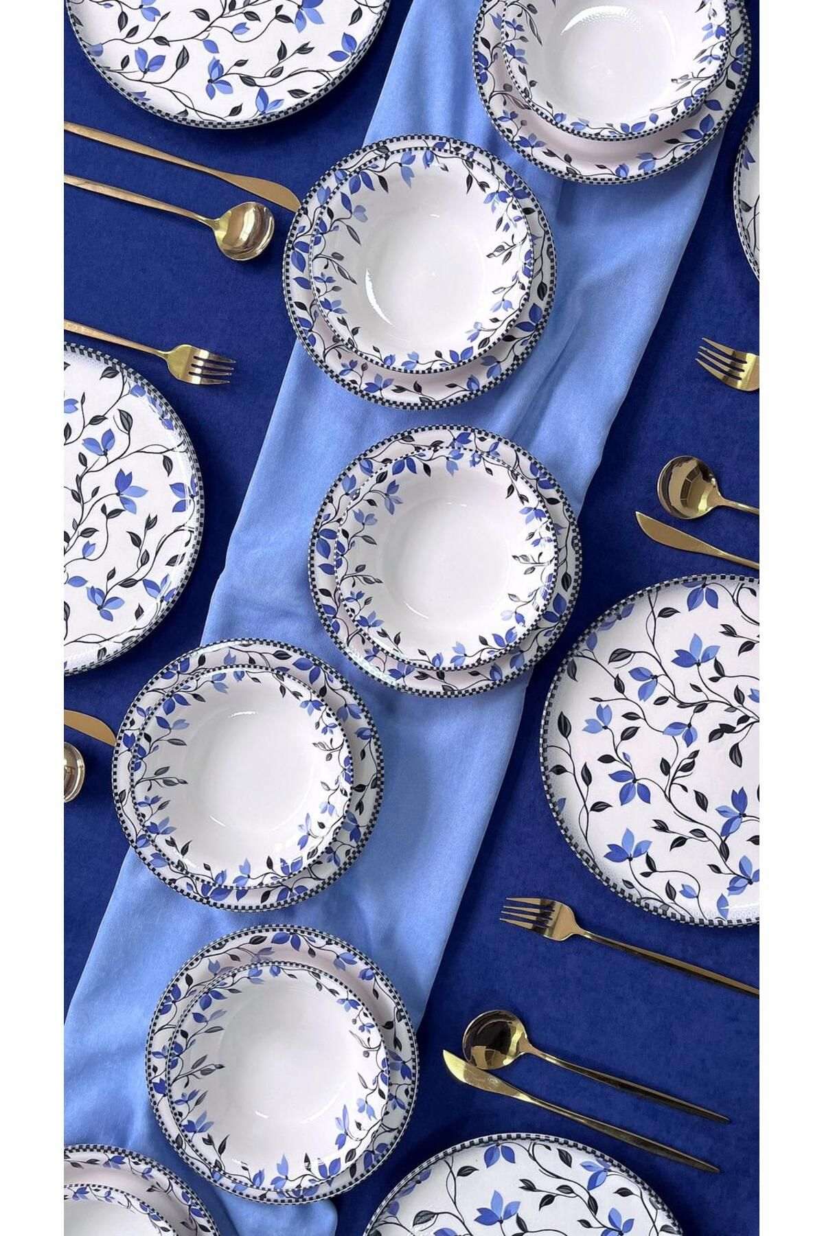 Set veselă (18 piese), BerfuRolyefliLux18, Multicolor