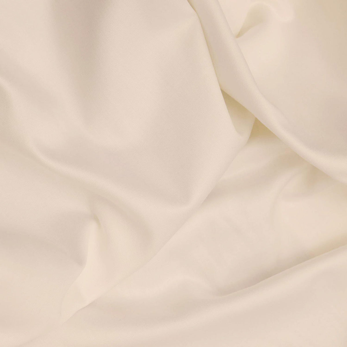 Cearșaf satin pat dublu XL cu elastic, De Cream, Crem