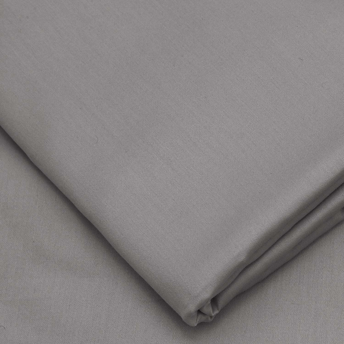 Cearșaf satin pat king cu elastic, De Dark Grey, Gri închis