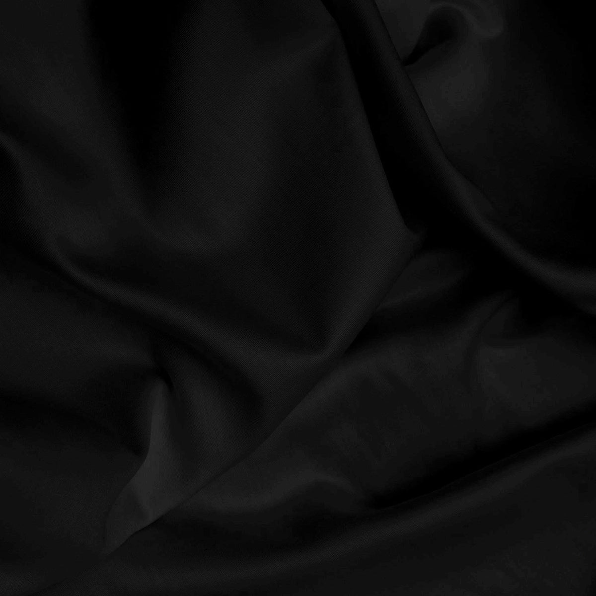 Cearșaf satin pat king cu elastic, De Black, Negru
