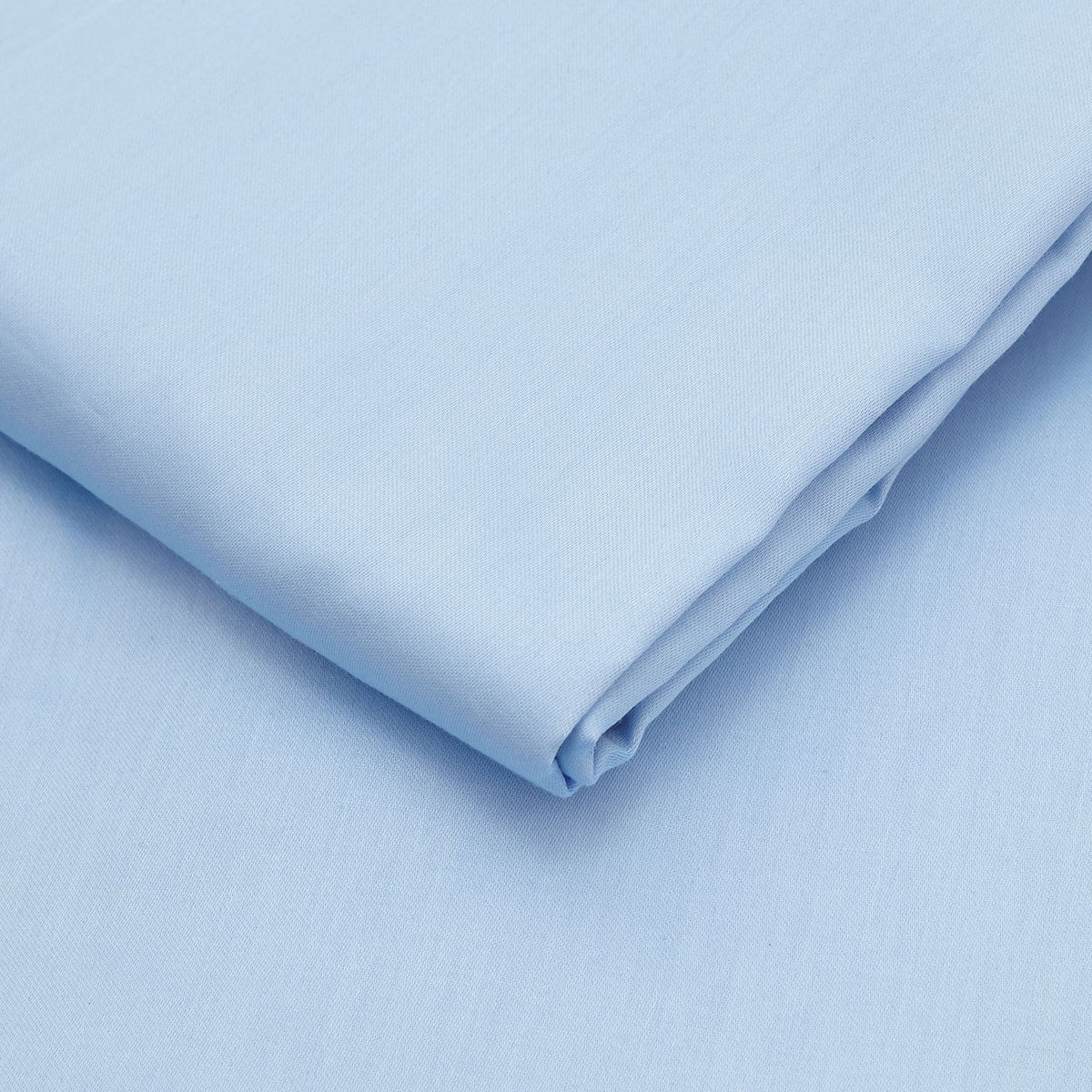 Cearșaf satin pat super king cu elastic, De Blue, Albastru