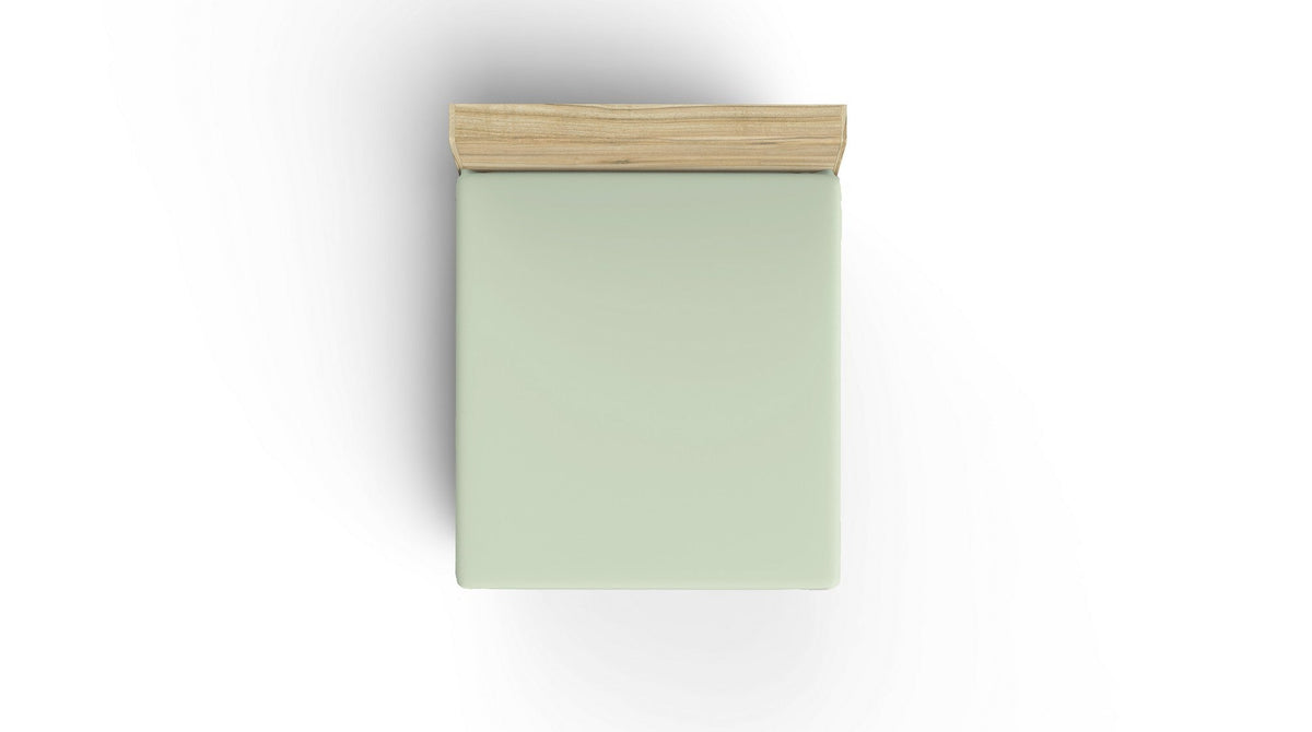 Cearșaf pat super king cu elastic ranforce, Light Green, Verde deschis