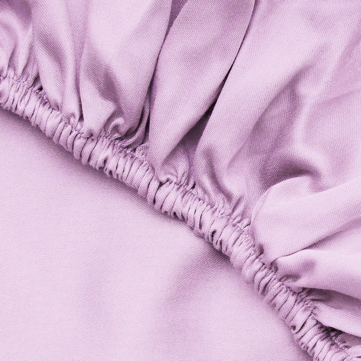 Cearșaf pat super king cu elastic ranforce, Lilac, Lila