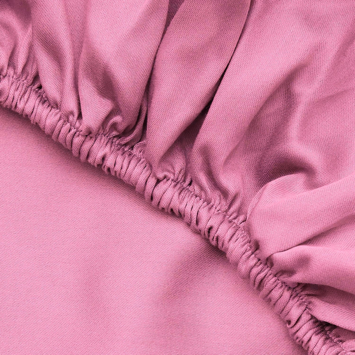 Cearșaf pat super king cu elastic ranforce, Pink, Roz