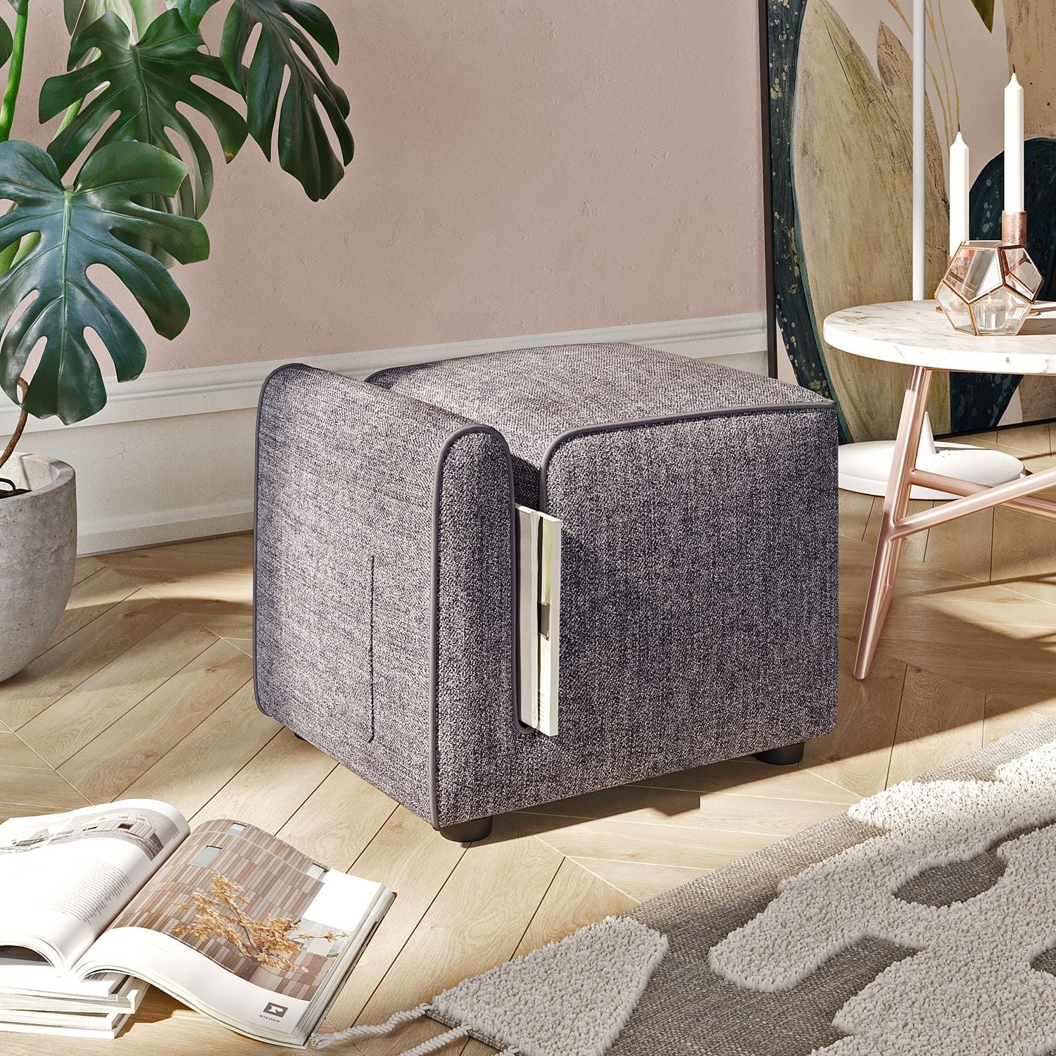 Puf, Paris - Grey, Gri