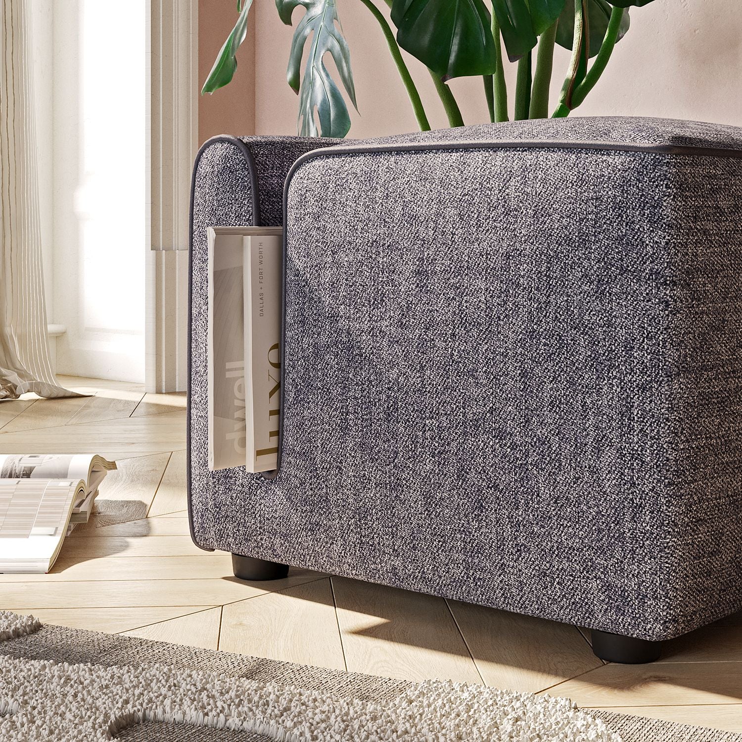 Puf, Paris - Grey, Gri
