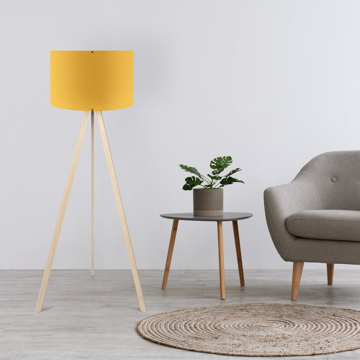 Lampadar, AYD-1566, Galben / Crem