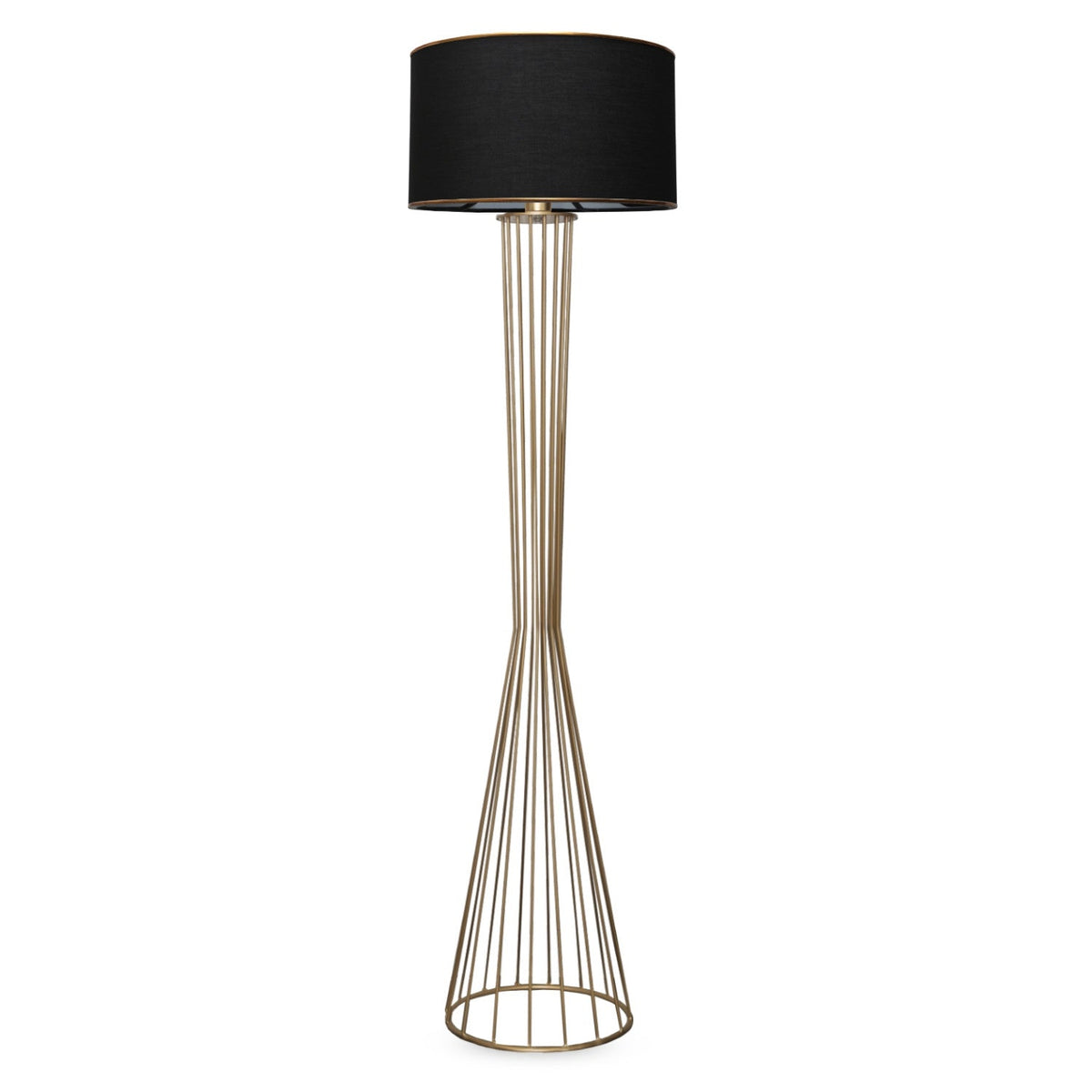 Lampadar, AYD-3078, Negru / Auriu
