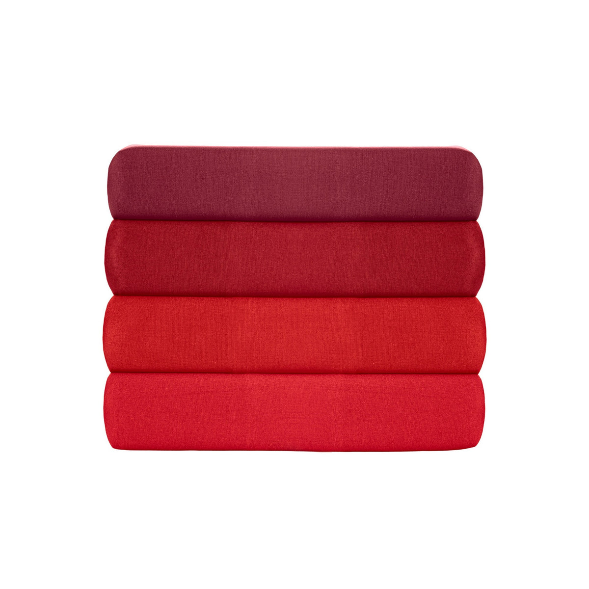 Cearșaf pat king cu elastic ranforce, Tonne Rosse - 90, Roz prăfuit
